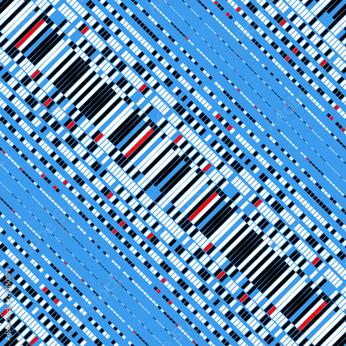 Abstract pattern of stripes and strokes. Optical illusion of the movement of ...