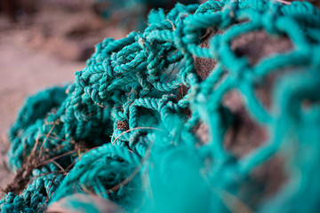 Teal rope