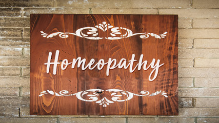 Street Sign to Homeopathy