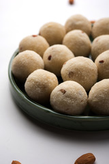 Wall Mural - Rava Laddu or Semolina Laddoo Or Rawa Ladu, a popular sweet dish from Maharashtra, India