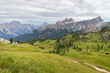 Dolomites Mountains landscape in North Italy near Corina de Ampezzo 