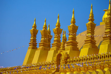 Temple art of Laos Beautiful art