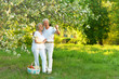 © aletia2011 - beautiful caucasian senior couple in the park