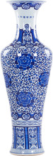 Blue And White Decorative Porcelain Vase