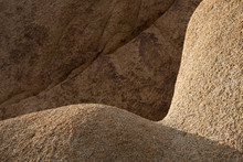 Detail Of Monzogranite Rock Formations, Joshua Tree National Park, CA