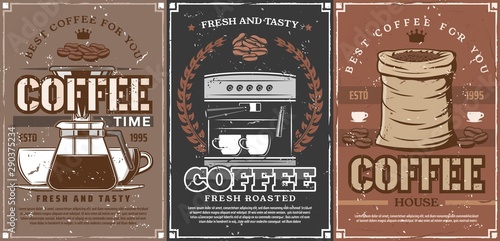 Dekoracja na wymiar  filizanka-do-kawy-espresso-i-torba-na-ziarna-kawy-coffee