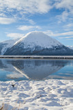 Fototapeta Do przedpokoju - Alaskan winter view.