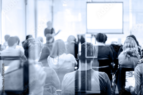 Fotomural Speaker Giving a Talk at Business Meeting