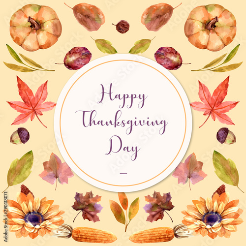 Happy Thanksgiving day  background