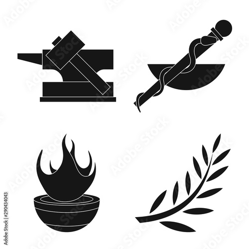 Fotografía Vector illustration of religion and myths symbol