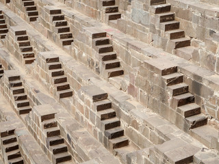 Wall Mural - Chand Baori Stepwell, Jaipur, Rajasthan, India