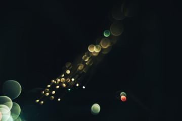 Poster - Beautiful abstract optical light bokeh  on a glow background.