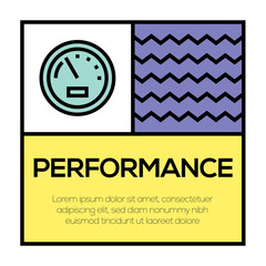 Canvas Print - PERFORMANCE ICON CONCEPT