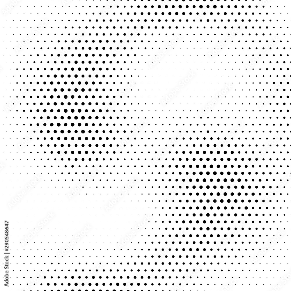 Abstract halftone wave dotted background.