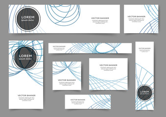 Wall Mural - Web banner templates
