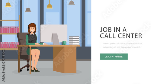 Job In Call Center Landing Page Open Vacancy Job Position At