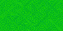 Abstract Background Of Concentric Circles In Green Colors