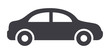 Car sideview symbol icon