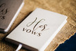 vow wedding book