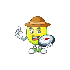 Sticker - Explorer gomotega fruit healthy in cartoon mascot