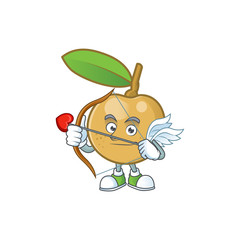 Sticker - Cupid sweet longan cartoon character cute design.