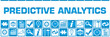 © ileezhun - Predictive Analytics Blue White Box Grid Business Symbols