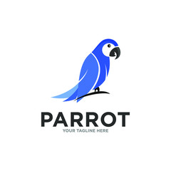 Wall Mural - Parrot Logo Design Vector