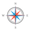 © Art Alex - Compass on a white background. Vector illustration.