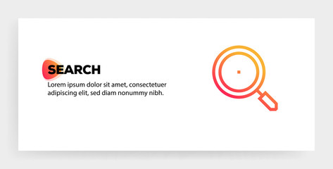 Canvas Print - SEARCH ICON CONCEPT