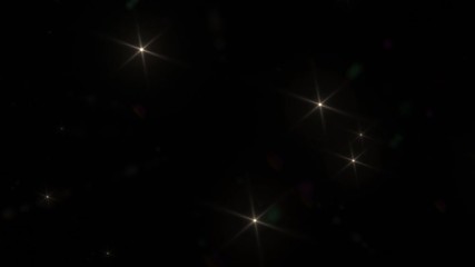Wall Mural - sparkle glitter stars background overlay