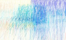 Creative Abstract Drawing Strokes Background With Dodger Blue, White Smoke And Medium Purple Colors. Can Be Used As Wallpaper, Background Or Graphic Element