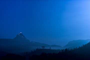 Wall Mural - Sri Pada, Adam's peak in Sri Lanka