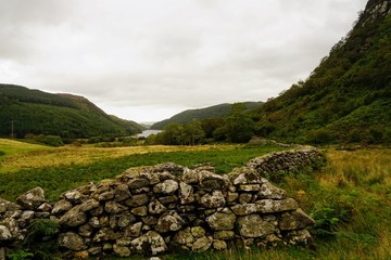 Wall Mural - Stone Wall Structure in a Rural Pasutre