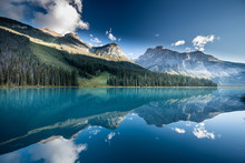 Beautiful Emerald Lake, Yoho National Park, British Columbia, Canada