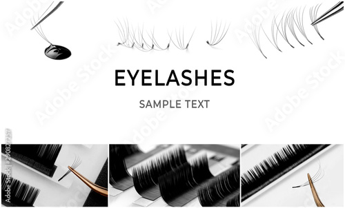 Fotografía Eyelash extension procedure