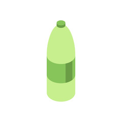 Wall Mural - Bottle of Soda, Water isometric icon
