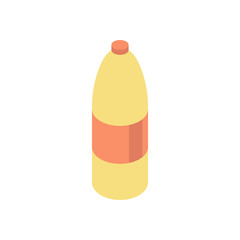 Wall Mural - Bottle of Soda, Water isometric icon