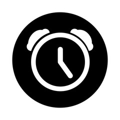 Poster - alarm clock isolated icon vector illustration