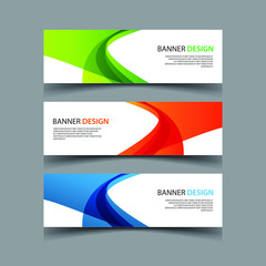 Wall Mural - Vector Abstract design banner web template