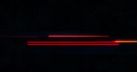Wall Mural - super fast car night traffic lights. city life, urban scene, car light trails, transport and traffic