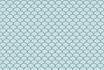 Wall Mural - seamless pattern with fish scale background