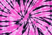Pink Spiral Tie Die Dye Pattern Abstract Background