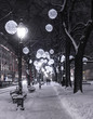 Promenadeplatz München Winter Nacht