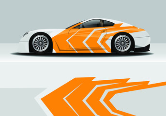 Wall Mural - car wrap modern abstract design background