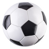 Fototapeta Sport - Soccer ball isolated on white background