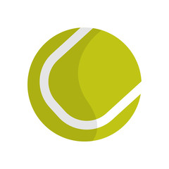 Sticker - Isolated tennis ball on a white background - Vector