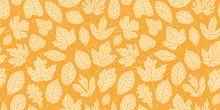 Leaf Fall Leaves Seamless Background. Autumn Concept. Vector Illustration