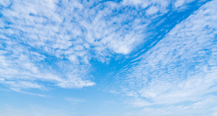 Poster - blue sky with clouds