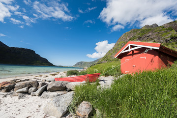 Wall Mural - Beautiful landscape in Lofoten Islands, Norway 