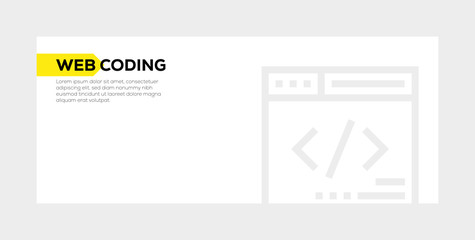 WEBSITE CODING CONCEPT